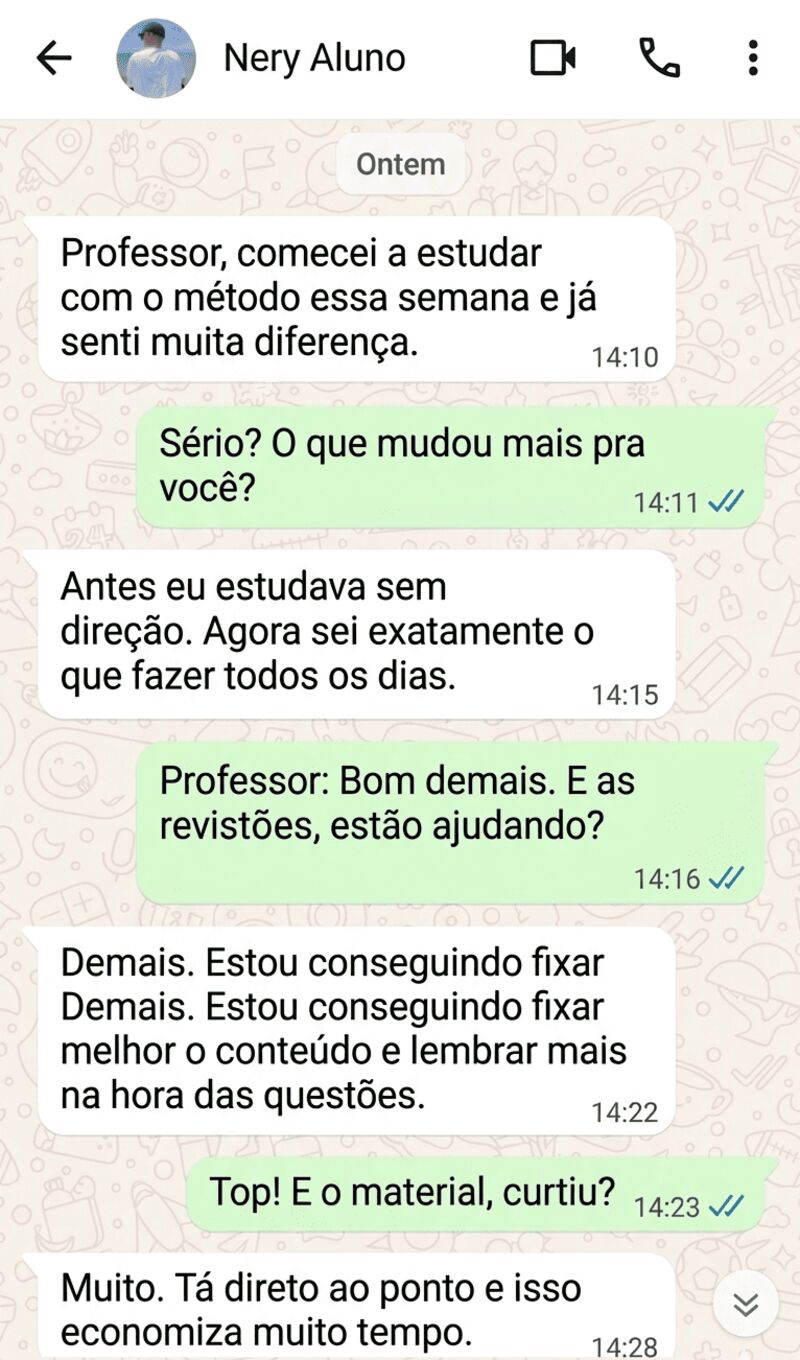 Depoimento Nery Aluno